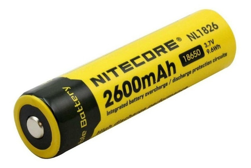 Bateria Recargable 18650 Nitecore Nl1826 Li-ion 3.7v 2600mah