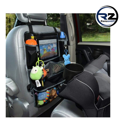 Organizador Asiento Trasero Respaldo Auto Coche Bolsillos Rz