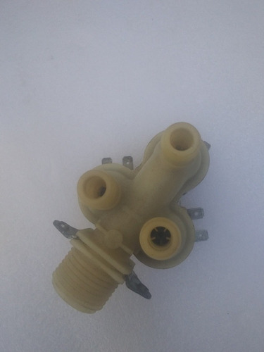 Imagen 6 de 6 de Electrovalvula Triple Bobina 220 V Entrada Agua Lavadoras