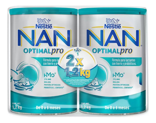 Leche De Fórmula Sin Tacc Nestlé Nan Optipro 1, 1.1kg Msi