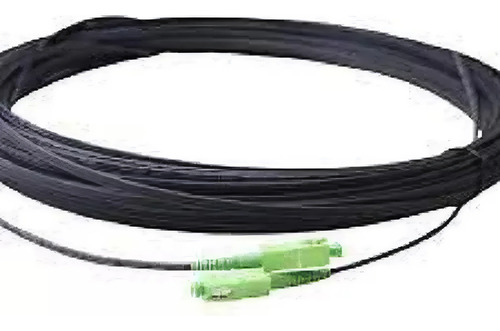 500 Metros Cabo Fibra Óptica Drop 1 Fo Conectorizado Sc-apc