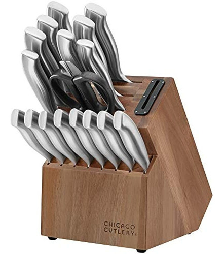 Juego De Cuchillos Chicago Cutlery Insignia Guided Grip De 1