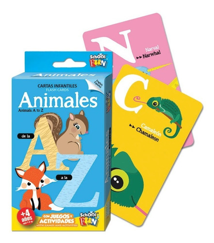 Cartas Educativas Animales A - Z