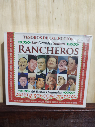 Los Grandes Solistas Rancheros 60 Éxitos 3cds Cd #095