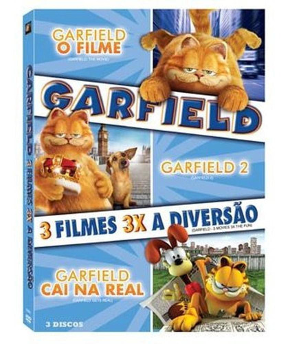 Garfield - 3 Filmes 3x Diversão