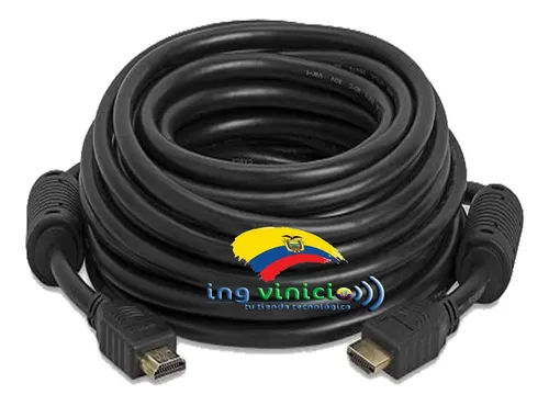 CABLE HDMI 20 METROS REDONDO CON FILTRO NEGRO – Masternet – Tecnología a tu  alcance