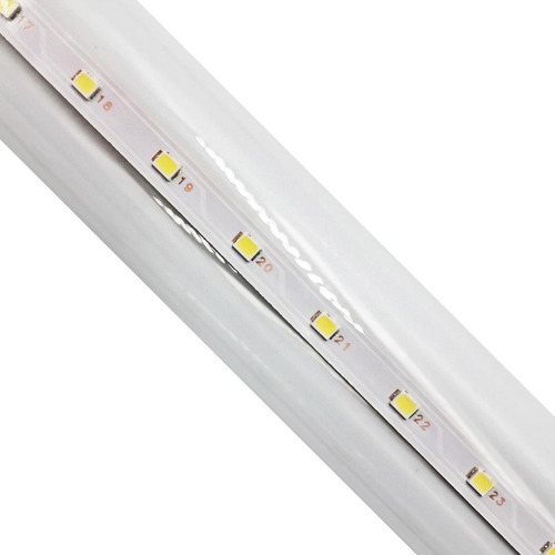 Tubo Led Igoto T8 18w Luz De Dia 6500 K Transparente Tl0118 Estructura Blanco
