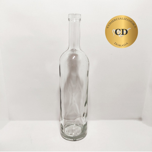 Botella De Vidrio Platinum 750 Ml/corcho, 42 Pz Mezcal