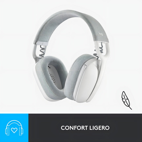 Audifono Bluetooth Logitech Zone Vibe 100 White Color Blanco