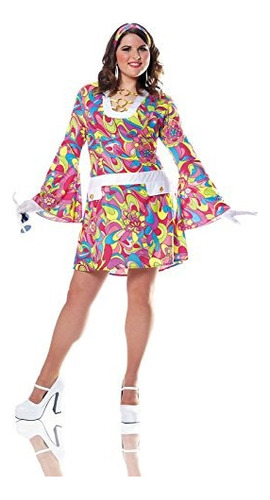 Traje De La Cultura De La Mujer Plussize Groovy Chic Costume