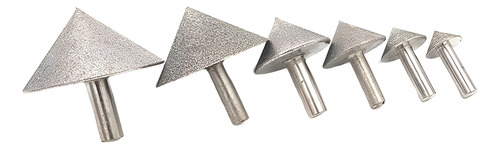 Broca Conica Biselado Diamantado 20mm P/ Taladro Porcela.