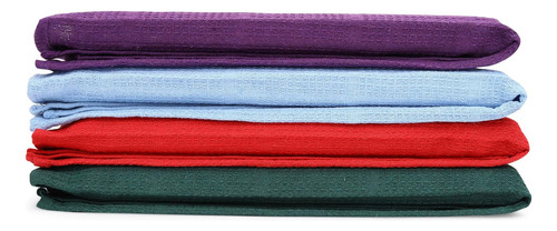 Juego De 4 Toallas Multicolor De Cocina Absorbentes De Algod