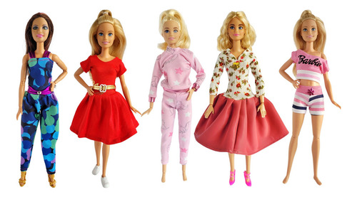 10 Ropa Para Muñeca 30 Cm + 23 Accesorios Zapatos Ganchos