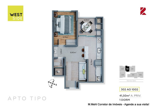 Imagem 26 de 30 de Cobertura Com 2 Dormitórios À Venda Com 185.91m² Por R$ 960.000,00 No Bairro Mercês - Curitiba / Pr - M2me-wsrc1006