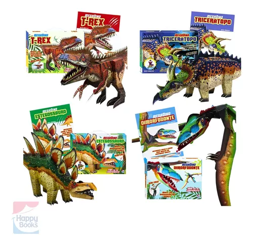 MEGADINO: T-REX  Livro + Quebra-Cabeça 3D