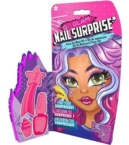 Imagen 5 de 6 de Kit De Uñas-manicure Go Glam 8 Sorpresas