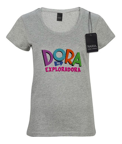 Remera Dama Dora La Exploradora Dibujo Art Logo - Psdo2