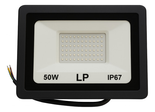 Kit 2 Refletor Holofote Smd Slim Lp Ip67 50w Bivolt
