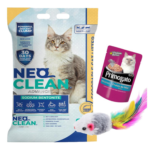 Sanitario Arena Aglomerante Neo Clean 20 Lts / Mundo Mascota