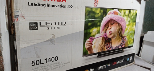 Imagen 1 de 10 de Televisor 50 Toshiba 50l1400u Led Pantalla Partida Nuevo