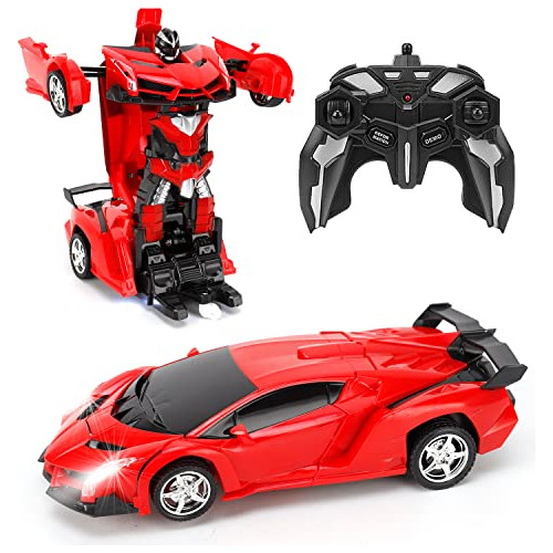 Figrol Transformar Robot De Coches Rc, Control Remoto 5rk3p