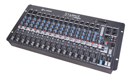 Mesa De Som Lláudio Starmix S1602dbt Com Bluetooth 16 Canais