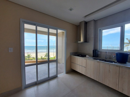 Imagem 12 de 30 de Oportunidade - Ultima Unidade! Apartamento 2 Dormitórios, 1 Suíte, Varanda Gourmet Frente Pro Mar, Lazer Completo, Financiamento Banco Ou Direto! - Ap00831 - 70716306