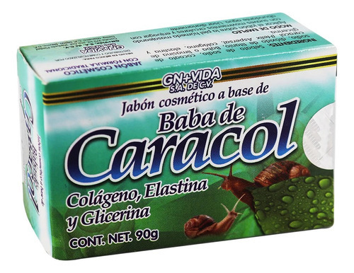 Jabón De Baba de Caracol 90g Gn+vida Colageno y Elastina