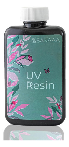 Resina Uv 100g Tipo Duro Transparente De Curado Rápido...