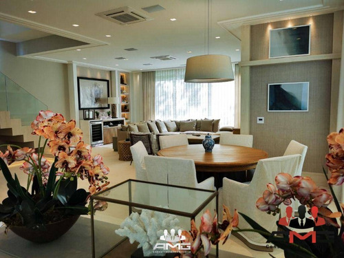 Imagem 8 de 30 de Mansão Luxuosa À Venda Com 7 Suítes No Módulo 21 - Riviera De São Lourenço - Ca1026