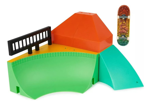 Finger Skate Tech Deck X-connect Rampa Con Patineta