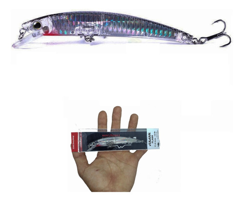 Señuelo Minnow Vulkan Flash 11 Cms Anzuelo Reforzado Pesca