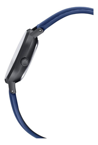 Reloj Casio Dama Ltp-vt02bl Banda De Cuero Resiste El Agua Color De La Correa Azul Marino