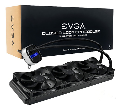 Cooler Cpu Watercooling Evga Clc 360 Amd Intel Megasoft Led Rgb