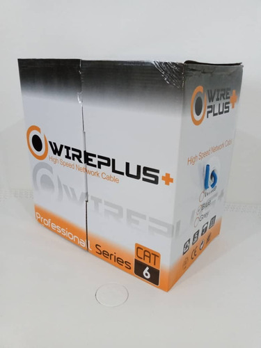 Bobina De Cable Utp Indoor Cat6 305 Mts Wireplus