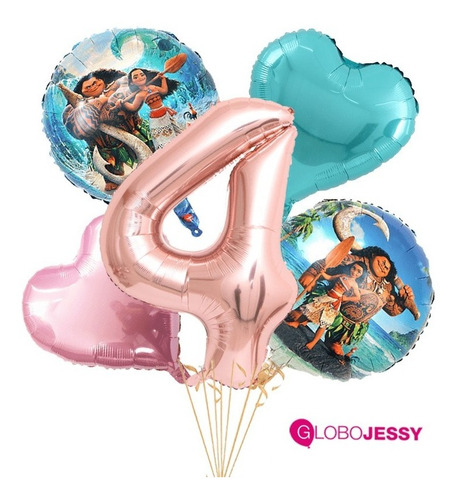 Globos De Mohana Con Helio