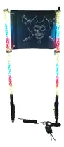 Comprar Antenas Led Rgb Gemelas Bluetooth 90 Cm Bandera Calavera Atv