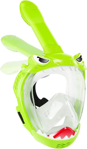 Máscara De Snorkel Con Vista De 180 Grados, Seguro Antifugas