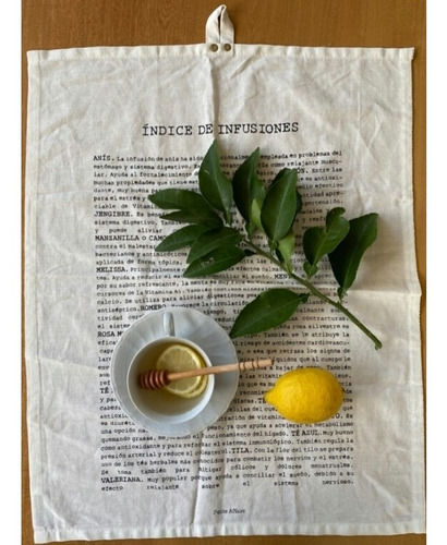 Imagen 2 de 3 de Paño De Cocina Infusiones Diseño Y Deco