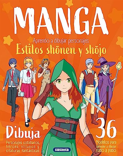 Manga Aprendo A Dibujar Personajes Estilos Shonen Y Shojo - 