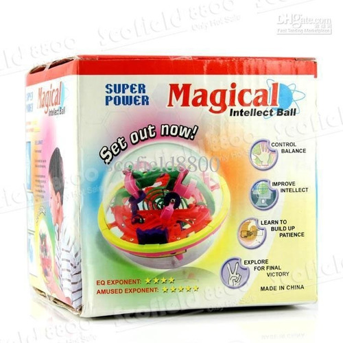 Esfera Intelectual 3d Laberinto Rompecabezas 17 Cm Diámetro