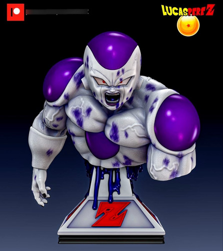 Archivo Stl Impresión 3d - Dragon Ball - Freezer Bust Namek 