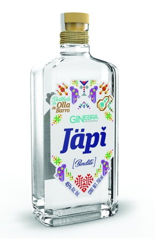 Ginebra Japi Mexicano Hidalgo 45° Artesanal Gin