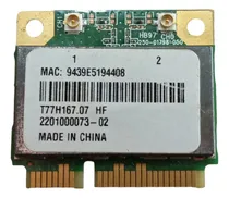Comprar Placa Rede Sem Fio Wireless Notebook Mini Pci-e Ar5b97 300mb