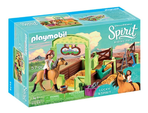 Playmobil Establo De Lucky & Spirit Con Accesorios 9478