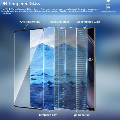 Funda Uso Rudo Carcasa Para Oppo Find X5 +mica Negro Oppo Find X5