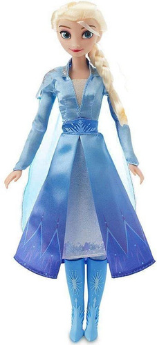 Imagem 2 de 5 de Boneca Elsa Articulada Grande 85cms Frozen S2 Baby Brink