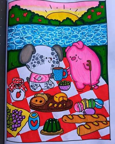 Livro De Colorir Bobbie, It's Okey To Be Different! Kids Para Pintar E Colorir - Folha A4 ! 1 Por Folhas Avulsas !