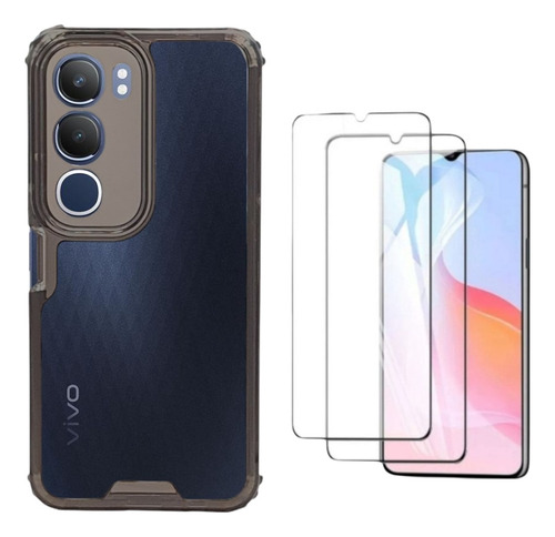 Funda Protector Uso Rudo Otter 360 Para Vivo Y19s/ Y29 Más 2 Micas
