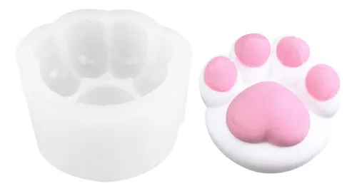 comprar Molde Epóxico Cat Paw, Molde Para Hornear De Silicona, Fundi
